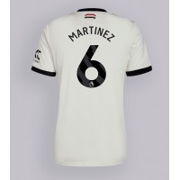 Maglia Calcio Manchester United Lisandro Martinez #6 Terza Divisa 2024-25 Manica Corta